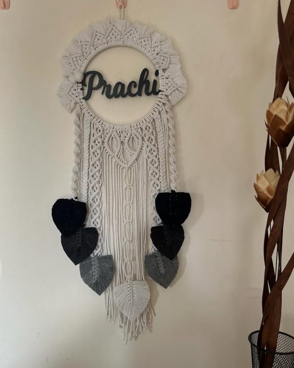 Name Wall Hanging With Leaf - Image 4