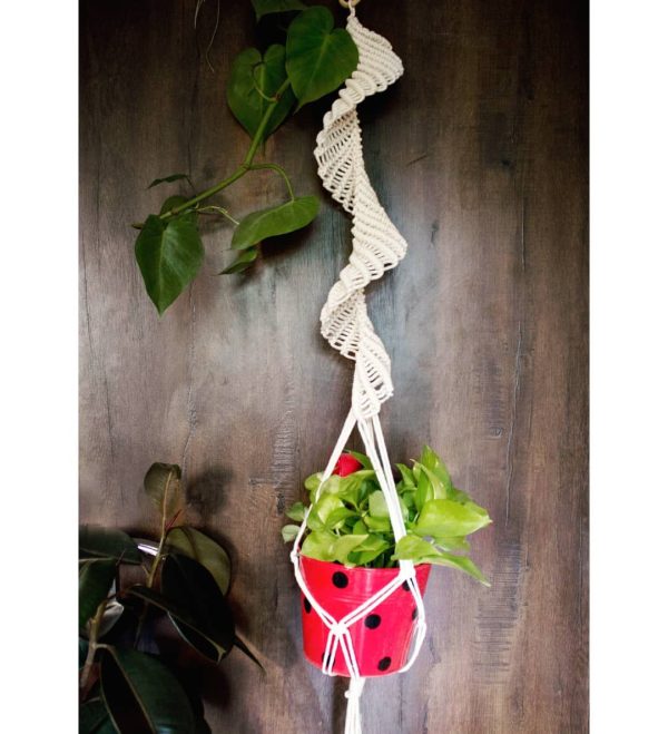 White Planting Hanging