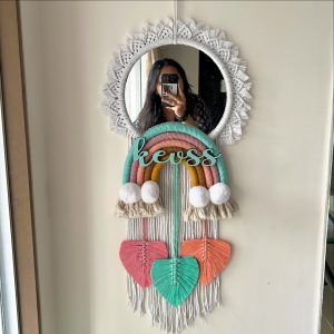 Boho Mirror With Name